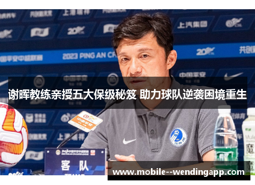 谢晖教练亲授五大保级秘笈 助力球队逆袭困境重生