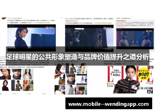 足球明星的公共形象塑造与品牌价值提升之道分析